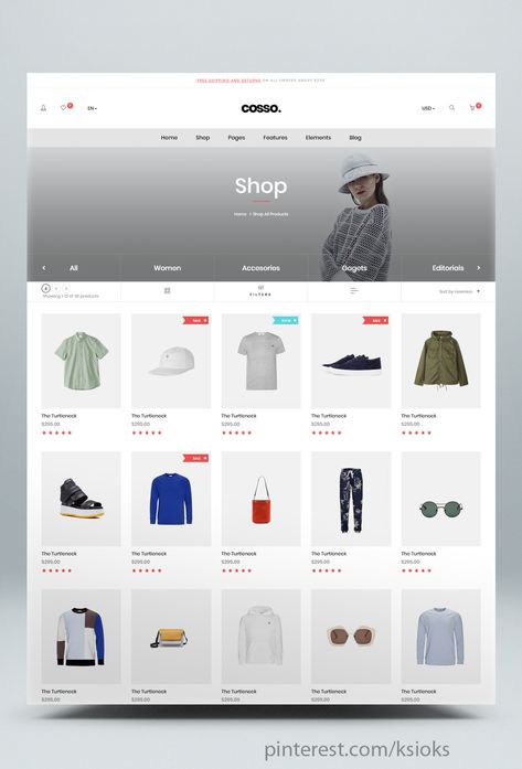 Clean, Minimal Responsive HTML Online Store Template Best Shopping Websites, Website Moodboard, Online Store Website, Online Store Design, Web Ideas, Programming Projects, Etsy Promotion, Freelance Web Developer, Ecommerce Design