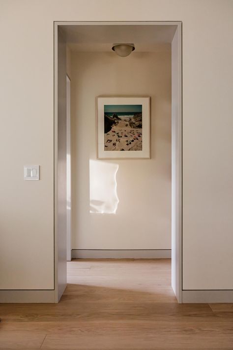 It Takes Two: A Pair of Brooklyn Heights Apartments Reconfigured Into One, by Shapeless Studio - Remodelista Shapeless Studio, Door Casing, Studios Architecture, Brooklyn Heights, Tiny Apartment, The Apartment, Custom Door, Baseboards, Door Frame