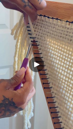 1.4K views · 291 reactions | And now we fringe! 🩷✨
.
.
.
.
.
.
.
#weave #weaving #handspun #yarn #homestead #diy #crafts #art #artist #austin #austintexas #homemade #loom #looming #textile #textileart #artyarn | Adémígua✨ Art Yarn - Weaving - Knit - Crochet | Cruza · Pulp Jam Homemade Loom, Homestead Diy, Art Yarn Weaving, Yarn Weaving, Art Yarn, Handspun Yarn, Yarn Art, Textile Art, And Now