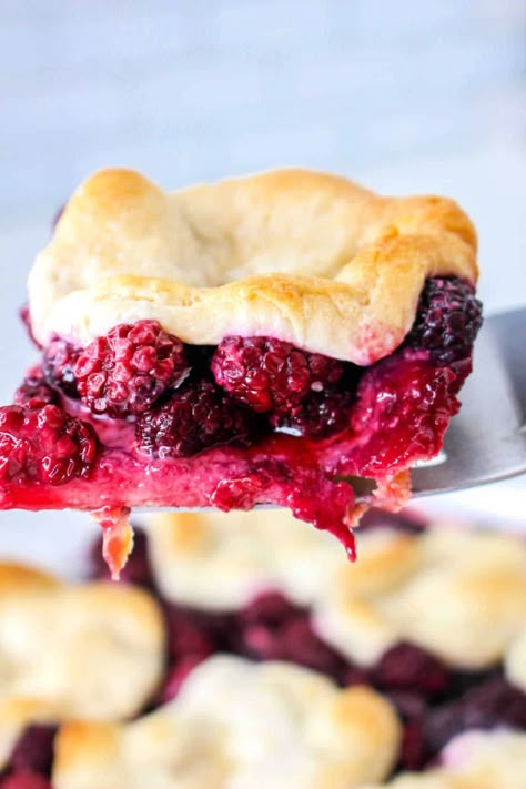 Biscuit Fruit Cobbler, Berry Cobbler With Biscuits, Biscuit Cobbler Recipe, Pillsbury Frozen Biscuit Recipes, Cobbler With Biscuits, Biscuit Cobbler, Easy Cobbler, Easy Blackberry Cobbler, Cheap Desserts