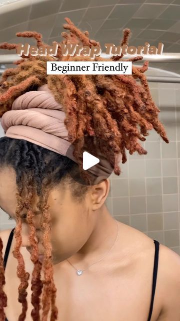 Headwrap Locs Head Scarfs, Loc Styles With Headwraps, Different Head Wrap Styles, Hair Wrap Styles With Locs, Summer Locs Styles, Short Locs With Head Wraps, Dreadlock Scarf Styles, Scarf Hairstyles For Locs, Short Locs Hairstyles With Scarf