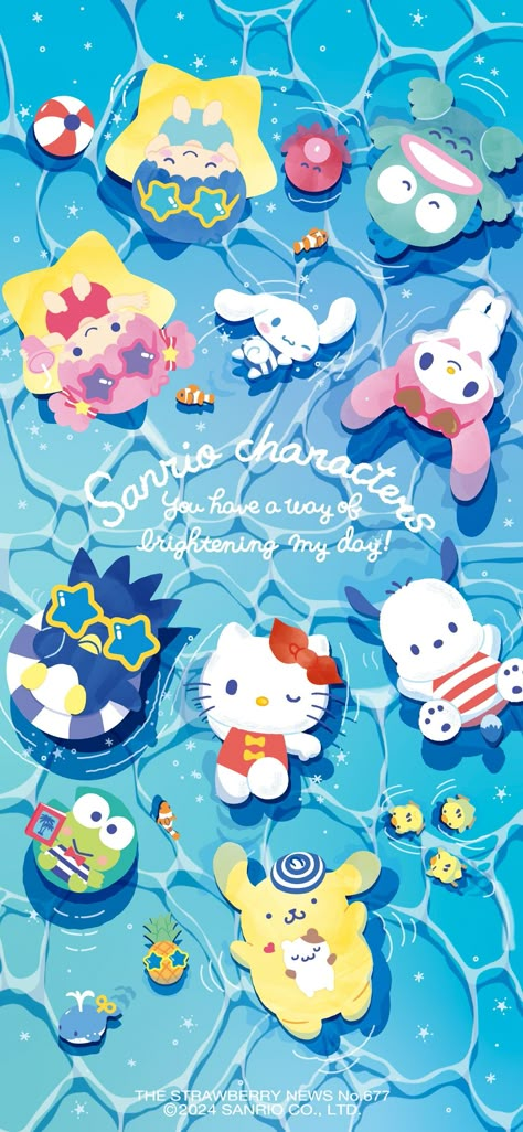 Sanrio Wallpaper Ipad, Kitty Wallpaper Iphone, Sanrio Summer, Magic Wallpaper, Iphone Wallpaper Cute, 헬로키티 배경화면, Walpaper Hello Kitty, Wallpaper Iphone Wallpaper, Cute Galaxy Wallpaper