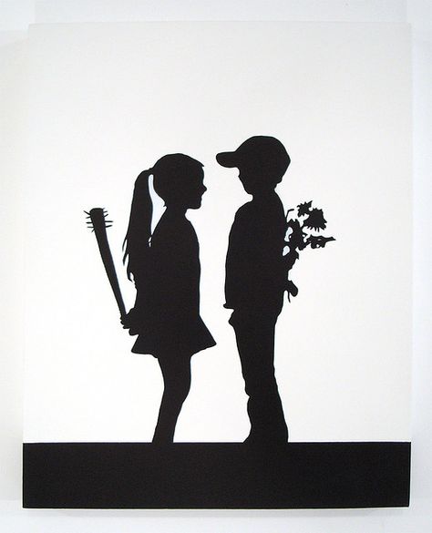 I Phone 7 Wallpaper, Immortals After Dark, Kids In Love, Couple Illustration, Picture Illustration, Sister Tattoos, Fake Love, Banksy, Human Silhouette