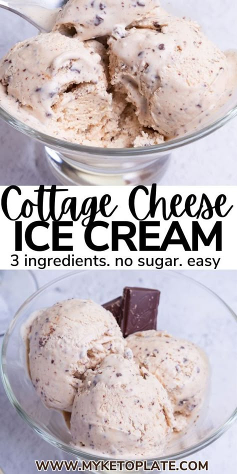 Cottage Cheese Date Ice Cream, Jar Of Lemons Cottage Cheese Ice Cream, Keto Protein Ice Cream, Ww Cottage Cheese Ice Cream, Keto Ice Cream With Cottage Cheese, Thm Ice Cream Recipes, Cottage Cheese Salted Caramel Ice Cream, Diet Ice Cream Recipes, Frozen Cottage Cheese Ice Cream