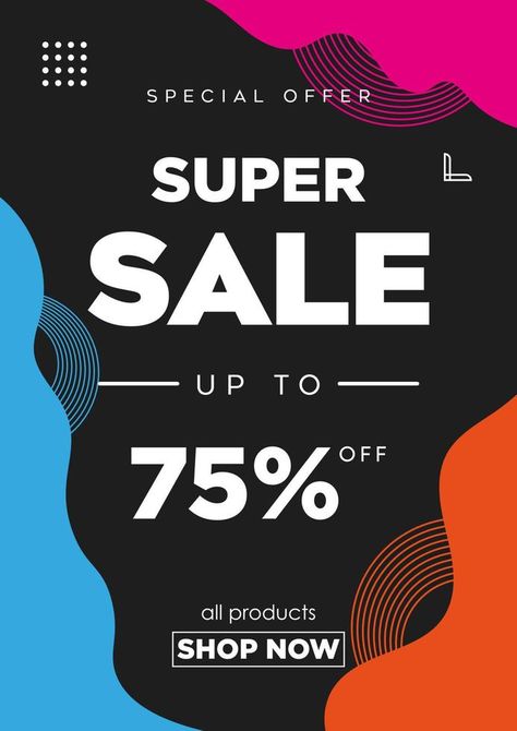 Special Offer Super Sale Poster Design Super Sale Poster, Offers Poster, Sale Poster Design, Poster Sale, Ad Poster, Vector Sketch, Poster Ideas, Design Ad, Super Sale