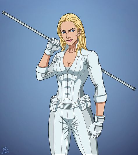 White Canary (Earth-27) commission by phil-cho White Canary Dc, Earth 27, Phil Cho, White Canary, Team Arrow, Supergirl And Flash, Arte Dc Comics, Dc Legends Of Tomorrow, Superhero Characters