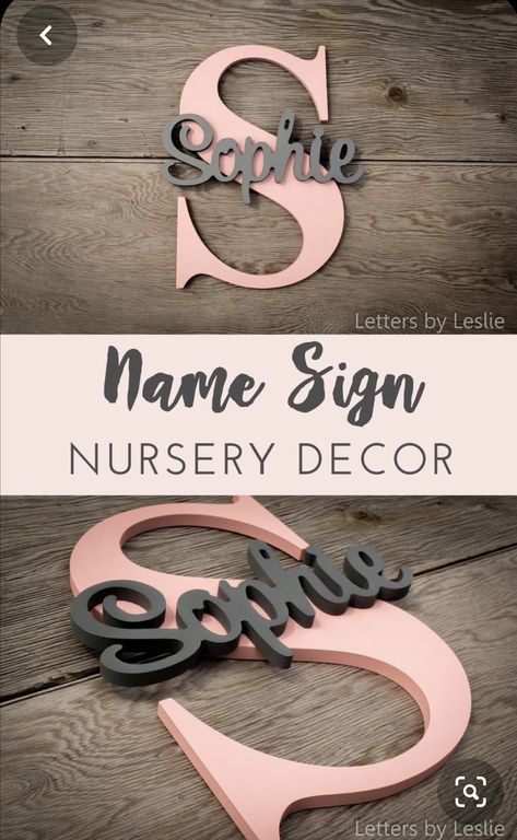 Lézervágott Fa, 3d Tiskárna, Letter Nursery Decor, Baby Diy, Nursery Signs, Baby Bedroom, Trendy Baby