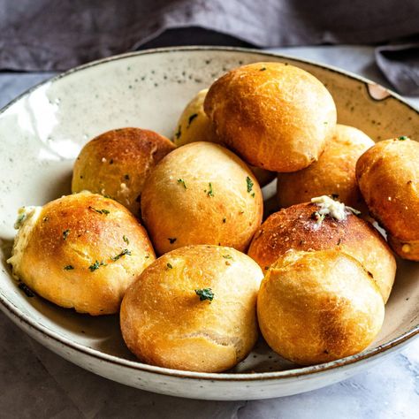 Air Fryer garlic cheese dough balls Garlic Dough Balls, Beer Pizza Dough, Cheese Dough, Air Fryer Garlic, Fried Garlic, Leftover Dough, Best Pizza Dough, Garlic Cheese, Garlic Fries