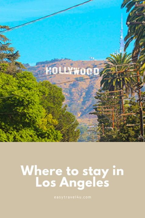 The best areas to stay in Los Angeles for first-timers are Hollywood, Santa Monica, Beverly Hills, West Hollywood, Downtown LA, Westwood, and Venice Beach because they are the most popular areas for tourists that offer a wide range of attractions and amenities. In this post, I will help you to decide where to stay in Los Angeles for the first time, with and without a car, for couples, families, and on a budget, as well as the safest places to stay in Los Angeles. Best Hotels In Los Angeles, Where To Stay In Los Angeles, Hotels In Los Angeles, Los Angeles Itinerary, Los Angeles Vacation, San Francisco Tours, Visit Los Angeles, California Travel Guide, North America Travel Destinations