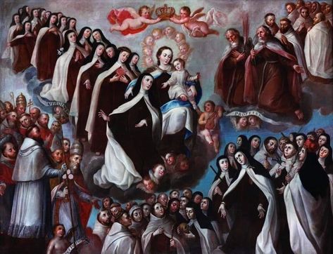 St Simon Stock, Carmelite Saints, Brown Scapular, Our Lady Of Mount Carmel, Presence Of The Lord, Mount Carmel, Saint Teresa, Pope John, Blessed Virgin