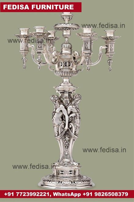 Decorating With Antiques, Antique Candle Sticks, God Father, Antique Silverware, Century Decor, Classic Architecture, Classical Architecture, Glass Decanter, French Antique