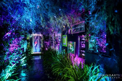 Neon Jungle, Nightclub Design, Boca Raton Florida, Events Ideas, Theme Nature, Fairy Princess, Stage Design, Girls Dream, Enchanted Forest