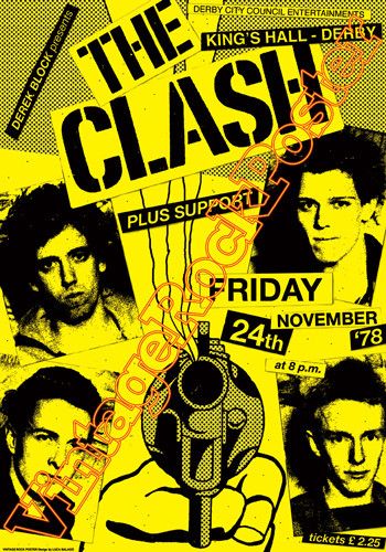 the CLASH - Benvenuti su vintagerockposter! The Clash Poster, Punk Flyers, British Punk, Vintage Concert Posters, Punk Poster, Concert Flyer, Music Flyer, Arte Punk, Punk Design