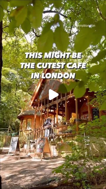 VISIT LONDON on Instagram: "You need to add this hidden gem to your London must-visit list🧡

Queen’s Wood Cafe is a community cafe and garden tucked away in ancient woodland in Highgate. Originally built in the 1800s, this snug cafe now offers a space where you can enjoy delicious homemade food, coffee and tranquil views.

The team at @qwcafe also run an amazing community garden and are dedicated to preserving the local environment. It’s the perfect spot to visit when you’re next in London.

📍Queen’s Wood Cafe, Highgate
#LetsDoLondon #VisitLondon" Community Cafe, Ancient Woodland, London Ideas, Wood Cafe, London Queen, England Travel Guide, London Bucket List, London Baby, Community Garden