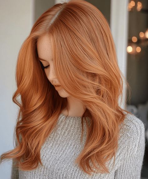 Ignite Your Style: 51 Captivating Copper Hair Color Ideas - AskNaij Light Copper Hair, Copper Hair Color Ideas, Shag Cut, Copper Balayage, Copper Blonde, Hair Light, Natural Highlights, Copper Hair Color, Hair Advice