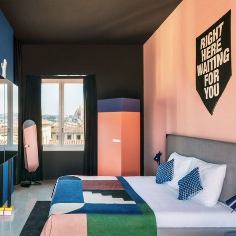 The Student Hotel Florence Lavagnini by Archea Associati and Rizoma Architetture, Italy. Student Hotels, Flat Share, Florence Hotels, Florence City, Co Housing, Student Living, Storey Homes, Patio Interior, Design Hotel