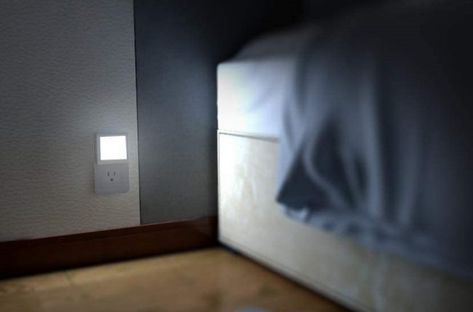 The Best Night Lights for Bedrooms, Hallways, and More - Bob Vila Diy Lighting Fixtures, Lights For Bedrooms, Best Night Light, Diy Light Fixtures, Building Remodeling, Bob Vila, Unique Light Fixtures, Stylish Lighting, Clean Bedroom