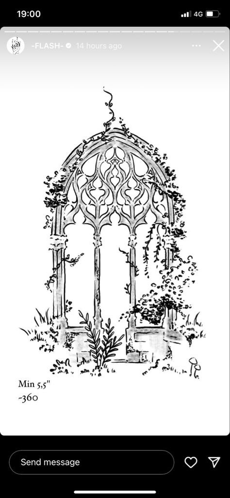 Tiffany Lamp Drawing, Secret Garden Door Tattoo, Cemetery Gates Tattoo, Garden Door Tattoo, Castle Window Tattoo, Garden Gate Tattoo, Old House Tattoo, Gothic Castle Drawing, Cathedral Window Tattoo