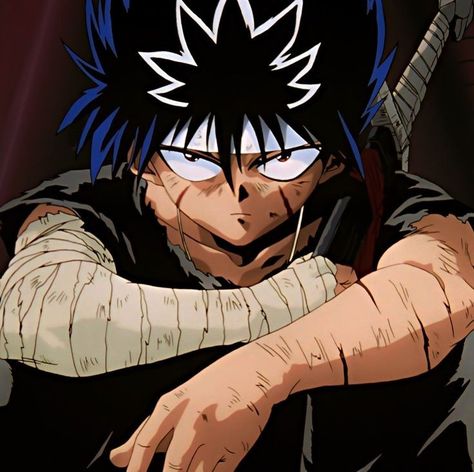 Best Shounen Anime, Yu Yu Hakusho Hiei, Yu Yu Hakusho Anime, Yu Yu Hakusho, Japon Illustration, Cartoon Character Pictures, Bleach Art, Creative Pictures, Cool Sketches