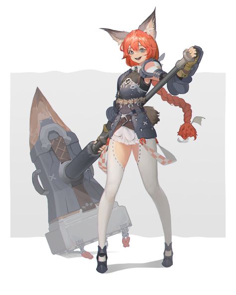 ArtStation - Hammer girl, Lyeom Taewoo Pose With Hammer Reference, Poses With Big Hammer, Hammer Poses Drawing, Big Hammer Drawing, Hammer Pose Reference Drawing, Giant Hammer Character Design, Drawing Poses Giant Hammer, Big Hammer Character, Holding Hammer Pose Drawing