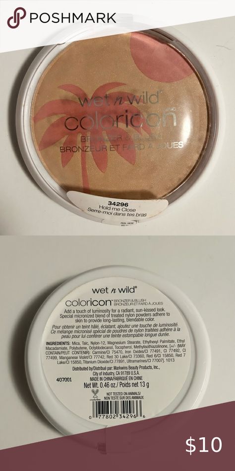 Wet n Wild - Coloricon Bronzer & Blush Powder (34296 Hold Me Close) BRAND NEW Hold Me Close, Blush Powder, Wet N Wild, Hold Me, Bronzer, Hold On, Blush, Brand New