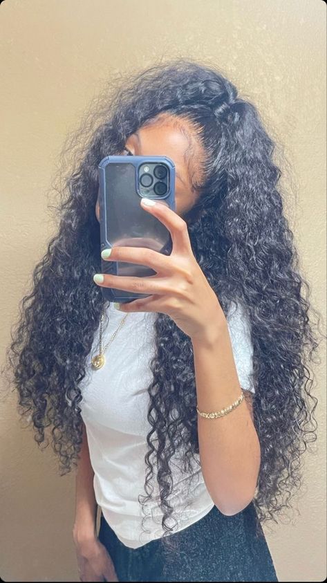 Sleek Ponytail Hairstyles, Quick Weave Hairstyles, Pretty Braided Hairstyles, Hairdos For Curly Hair, Slick Hairstyles, Hot Hair Styles, Hair Ponytail Styles, Dope Hairstyles, Sleek Ponytail