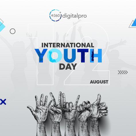 It's time to Inspire ideas and ignite change. Happy International Youth Day to the movers and shakers of the world! 🌟💡 #e360 #YouthDay #ChangeMakers #12thaugust #AllInOneSolution #E360digital #digitalmarketingagency #digitalmarketingexpert #digitalmarketing #brandtransform #digitalagency International Youth Day, Youth Day, E 3, Change Maker, Creative Ads, Let's Celebrate, Lets Celebrate, Digital Marketing Agency, Digital Marketing