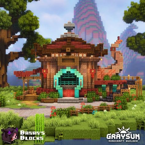 Graysun | Minecraft Content Creator on Instagram: “Minecraft - Tea House + Skin design 🍵 Another collab with the amazing @banans.blocks We designed an house in a shaped of a…” Minecraft Magic Shop, Minecraft Teapot House, Minecraft Tea Shop, Teapot House Minecraft, Brewing House Minecraft, Minecraft Tea House, Minecraft Tea Party Build, Cute Cafe Minecraft, Minecraft Teapot