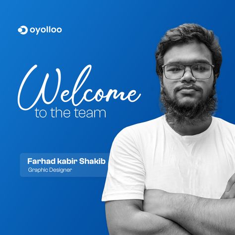 Farhad has joined us as a Graphic Designer, and we couldn't be more excited to have him on board. His design skills are top-notch, and we can't wait to see the magic he'll bring to our projects. 🚀🎨 Please join us in welcoming Farhad to the Oyolloo Team.👏👏 #oyolloo #oyolloofamily #graphicdesigner #newemployee Welcome On Board Employee, Welcome On Board, Welcome To The Team, New Employee, Design Skills, On Board, Graphic Designer, How To Introduce Yourself, The Magic