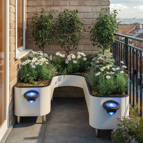 Balcony gardening, reimagined with smart planters. 🌻🌍 #smallspacegarden #sustainableliving Smart Planter, Balcony Gardening, Smart Garden, Small Space Gardening, Balcony Garden, Sustainable Living, Balcony, Planter Pots, Illustrations