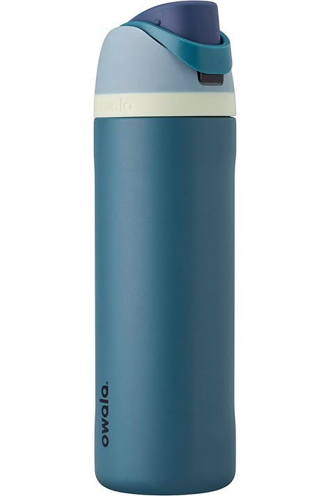 Owala FreeSip Insulated Stainless Steel Water Bottle with Straw for Sports and Travel, BPA-Free, 24-oz, Blue/Teal (Denim) Owala Bottle, Preppy Pinterest, Fall Wishlist, Cute Ipod Cases, Amazon Orders, Aesthetic Desk, Wishlist 2024, Amazon Travel, Bottle With Straw