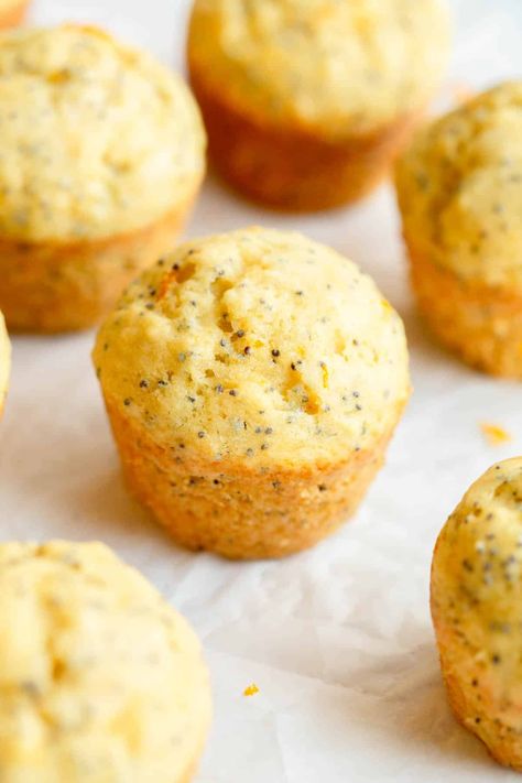 Orange Poppy Seed Muffins Pillsbury Cinnamon Roll Recipes, Poppyseed Muffins, Seed Muffins, Citrus Recipes, Pumpkin Chocolate Chip Muffins, Yoghurt Cake, Poppy Seed Muffins, Loaded Baked Potato Soup, Lemon Poppyseed Muffins