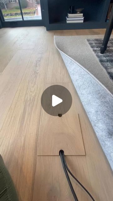 Kelly Griffiths on Instagram: "Save for later: this is the perfect solution for floor outlets. Don’t go for those bulky circle ones that will stand out and also not work well under rugs. With this option you won’t even see the outlets and can place furniture seamlessly over them. 

Are you building or renovating? Planning to add new flooring? 

#floor #hardwoodfloors #hardwoodflooring #hardwood #woodfloors #woodflooring #outlet #flooring #floor #flooroutlet #customhomes #customhome #luxuryhomes #luxuryhome #homebuild #homeinspo #familyhome #interiordesignideas #interiordesigners #reels #reelsinstagram" How To Add Outlets To A Room, Hidden Floor Outlet, Floor Outlets Living Rooms, Recessed Floor Outlet, Floor Electrical Outlets, Floor Outlets, Floor Outlet, Tennessee House, Mobile Home Makeovers