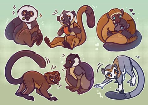 Lemur Character Design, Lemur Character, Coolest Drawings, Lemur Art, Monkey Illustration, Animal Character, Monkey Art, Animal References, Animal Jam