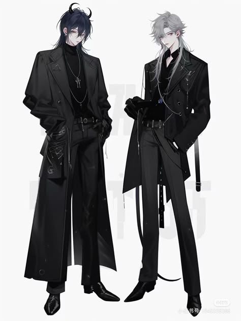 Male Character Design Modern Suit, Villain Clothes Male, Man Outfit Drawing, Formal Wear Men Outfits, Holding Mask Reference Drawing, Male Oc Clothes, Male Outfit Ideas Drawing, Clothes Design Male, Director Character Design