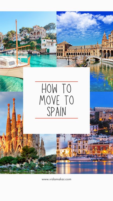 how to move to Spain Moving To Madrid, Moving To Spain From Us, Move To Spain, Basic Spanish Phrases, Spain Living, Manifest 2023, Move To Europe, Moving To Spain, Life In Spain