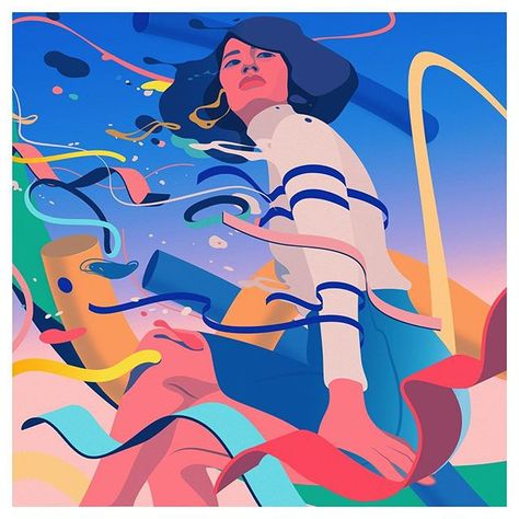 MARLY GALLARDO (@marlygallardo) • Instagram photos and videos Layout Portfolio, 동화 삽화, Magical Realism, Desain Buklet, New Experiences, Affinity Designer, Flat Illustration, Illustrations And Posters, Editorial Illustration