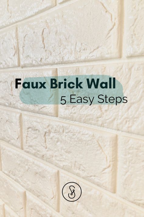 Transform any space with these easy to install peel-and-stick faux brick wall pannels Faux Brick Wall Panels Foam, Faux 3d Brick Wall Panels, Peel And Stick Faux Brick, Office Floorplans, Fake Brick Wall Panel, Faux Brick Accent Wall, 3d Brick Wall Panels, Fake Brick Wall, Diy Faux Brick Wall