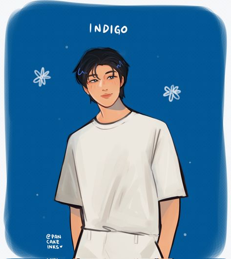 “Indigo: blues 💙 #btsfanart #RM #IndigoByRM” Aesthetic Profile Picture Cartoon Soft, Bts Namjoon, Bts Art, Bts Wallpaper Lyrics, Bts Vkook, Kpop Drawings, Korean Aesthetic, Sketch Inspiration, Doodle Art Designs