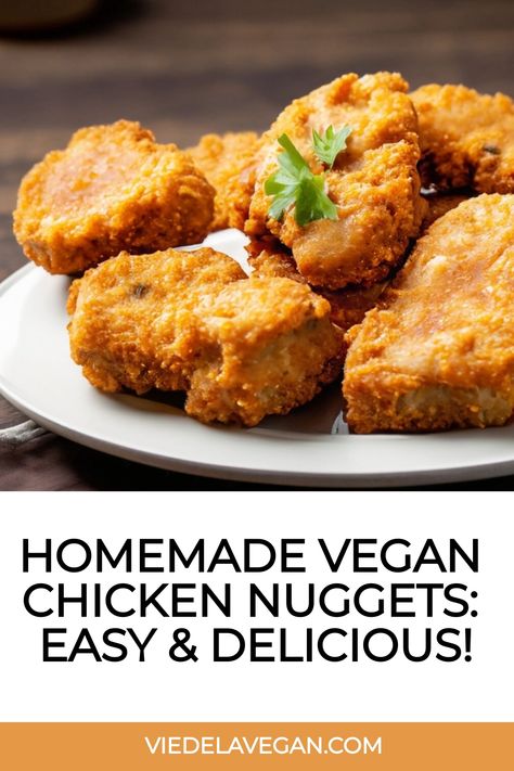 Vegan Chicken Nugget Recipe Vegan Nuggets Recipe, Plant Based Chicken Nuggets, Vegan Chicken Nuggets Recipes, Tofu Chicken Nuggets, Vegetarian Chicken Nuggets, Whimsical Bakery, Vegan Nuggets, Gluten Free Chicken Nuggets, Meatless Chicken