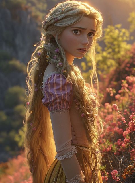 Rapunzel Irl, Rapunzel Real Life, Disney Princess In Real Life, Alexa Aesthetic, Real Rapunzel, Rapunzel Cosplay, Disney Movie Art, Rapunzel Costume, Disney Character Art