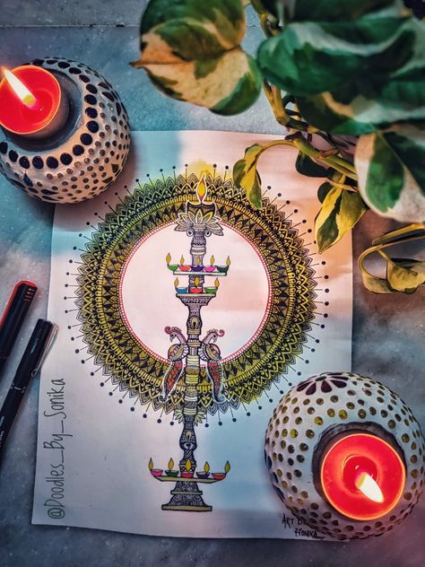 Mandala Artwork on Indian lamps or lanterns for diwali Lanterns For Diwali, Diwali Mandala, Indian Lamps, Crayon Art Diy, Diwali Lantern, Diy Crafts Love, Easy Mandala Drawing, Success And Happiness, Simple Mandala