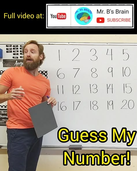 Math Exploration Kindergarten, Guess My Number Game, Number Recognition Activities 11-20 Math Games, Number Recognition Activities To 100, Numeral Recognition Activities, Fun Number Games Preschool, Number Game Kindergarten, Number Recognition Activities 1st Grade, Guess My Number Game Math