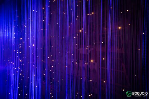 Fairy lights backdrop Fairy Lights Back Drop, Celestial Backdrop Wedding, Midnight Masquerade Prom, Fairy Lights Backdrop, Starry Night Backdrop, Zodiac Party, Galaxy Backdrop, Prom Balloons, Lights Backdrop