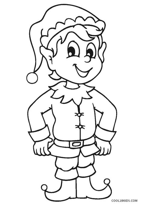 Free Printable Elf Coloring Pages For Kids | Cool2bKids Elf Coloring Pages, Elf Coloring, Santa Coloring Pages, Christmas Coloring Sheets, Printable Christmas Coloring Pages, Boy Coloring, Christmas Yard Art, Coloring Pages For Boys, Christmas Drawing