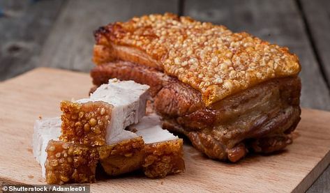 Home chef reveals her secret to the perfect roast pork with a 'no-fail' crackling EVERY time Pork Giniling Recipe, Roast Pork Crackling, Giniling Recipe, Perfect Roast Pork, Crackling Recipe, Sliced Pork Belly, Pork Belly Recipes Crispy, Pork Crackling, Waffle Iron Recipes