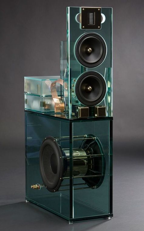 transparent speaker Diy Hifi, Open Baffle, Speaker Projects, Audiophile Speakers, Speaker Box Design, Audio Design, Diy Speakers, Hifi Speakers, Hi-fi