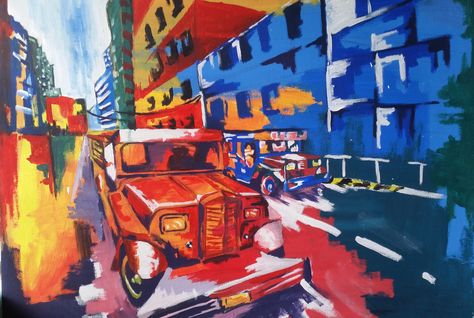 Jeepney Art, Jeepney Philippines, Philippine Jeepney, Magazine Moodboard, Philippine Culture, Philippines Cities, Fauvism Art, Philippine Art, Philippines Culture