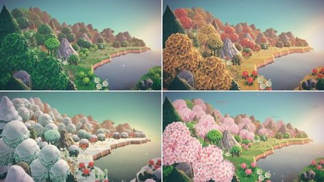 Animal Crossing Wild World, Island Theme, Theme Nature, Animal Crossing Villagers, Tulip Fields, Island Decor, Pokemon Teams, Animal Crossing Game, Island Design