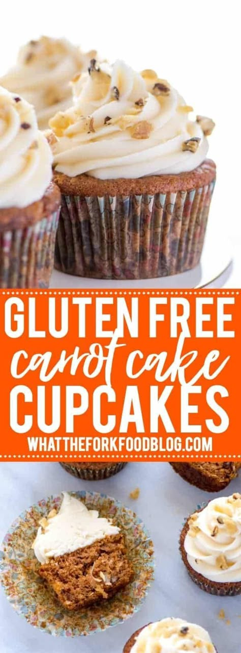 Gluten Free Carrot Cake Cupcakes, Gluten Free Cupcake Recipe, Cookies Sans Gluten, Irish Desserts, Gluten Free Carrot Cake, Gluten Free Cupcakes, Carrot Cake Cupcakes, Dessert Oreo, Spring Cake